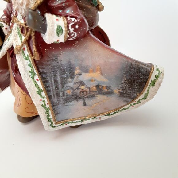 Thomas Kinkade Old World Santas Christmas Ornament Good Wishes At The Holidays - Picture 3 of 7